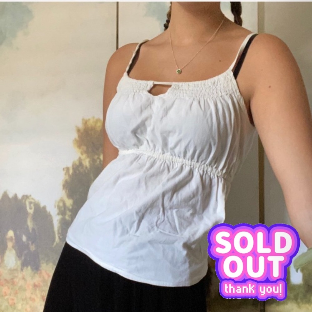 vintage lace white top!